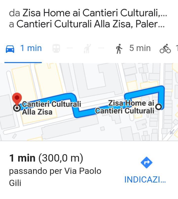 Zisa Home Ai Cantieri Culturali-Ideale Per Lunghi Soggiorni Palermo Bilik gambar